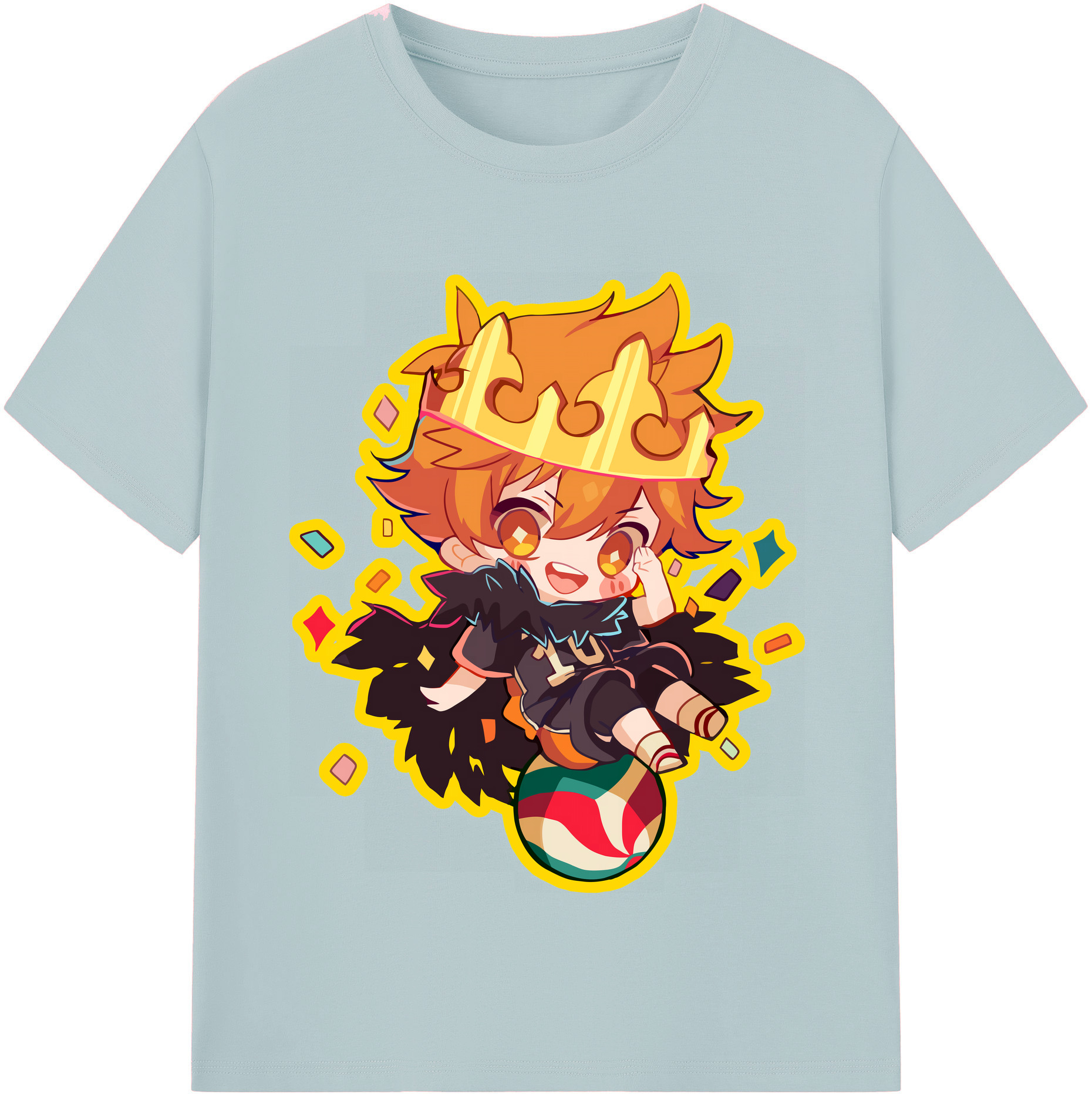 （画像用） ハイキュー!! Haikyu!! 綿100％半袖Tシャツ（フロントプリント）